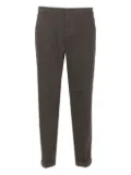 DONDUP logo-lettering trousers - Green