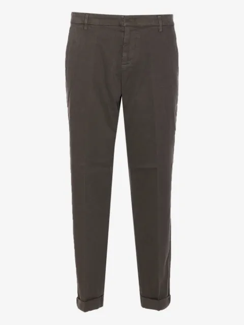 DONDUP logo-lettering trousers