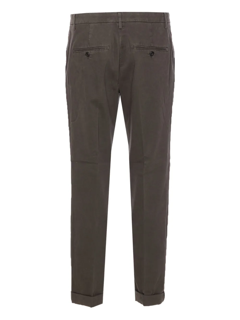 DONDUP logo-lettering trousers - Groen