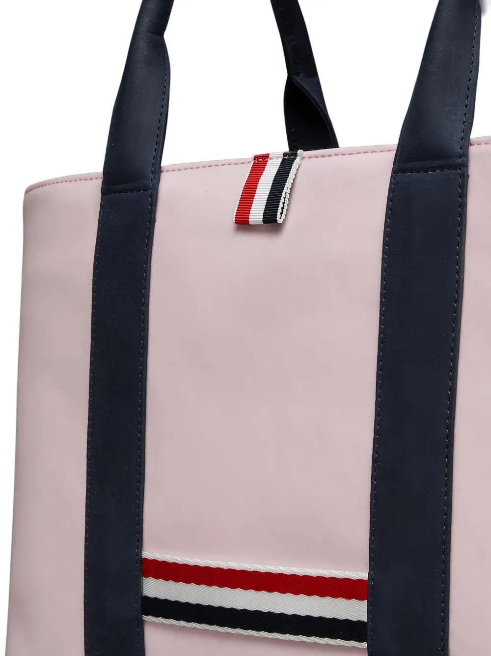 Thom Browne Kids Shopper met streepdetail Roze