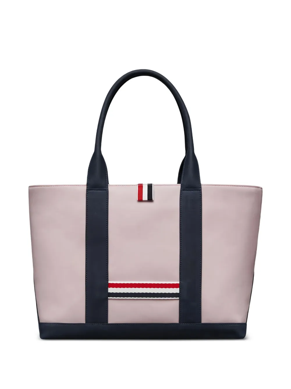 Thom Browne Kids ストライプディテール ハンドバッグ - ピンク Thom Browne Kids ストライプディテール ハンドバッグ - ピンク