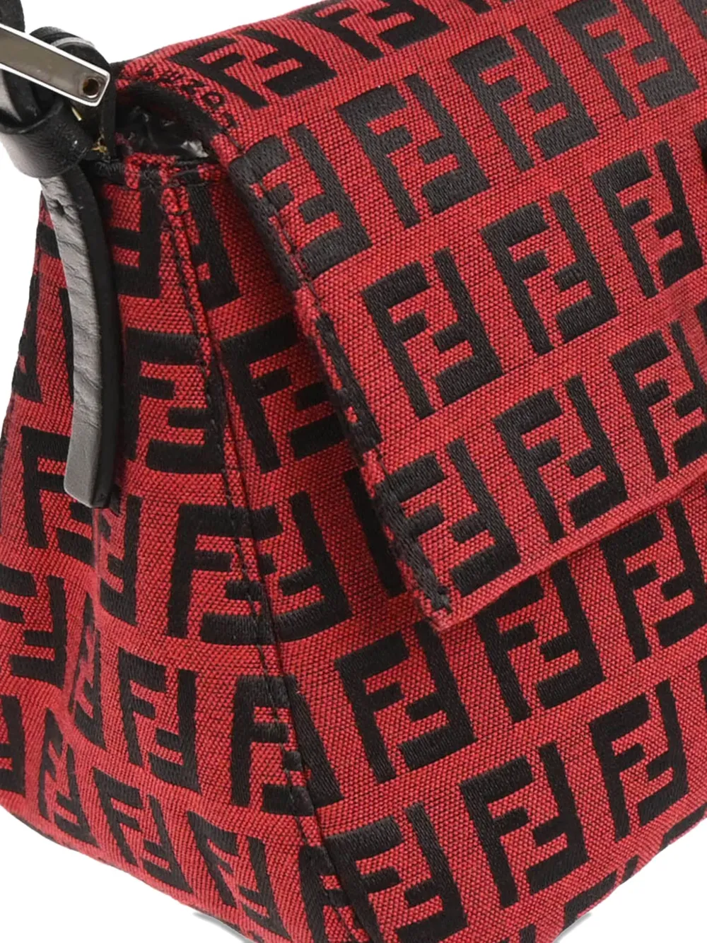 Pre-owned Fendi 1990-2000s Ff Monogram Handbag In Red