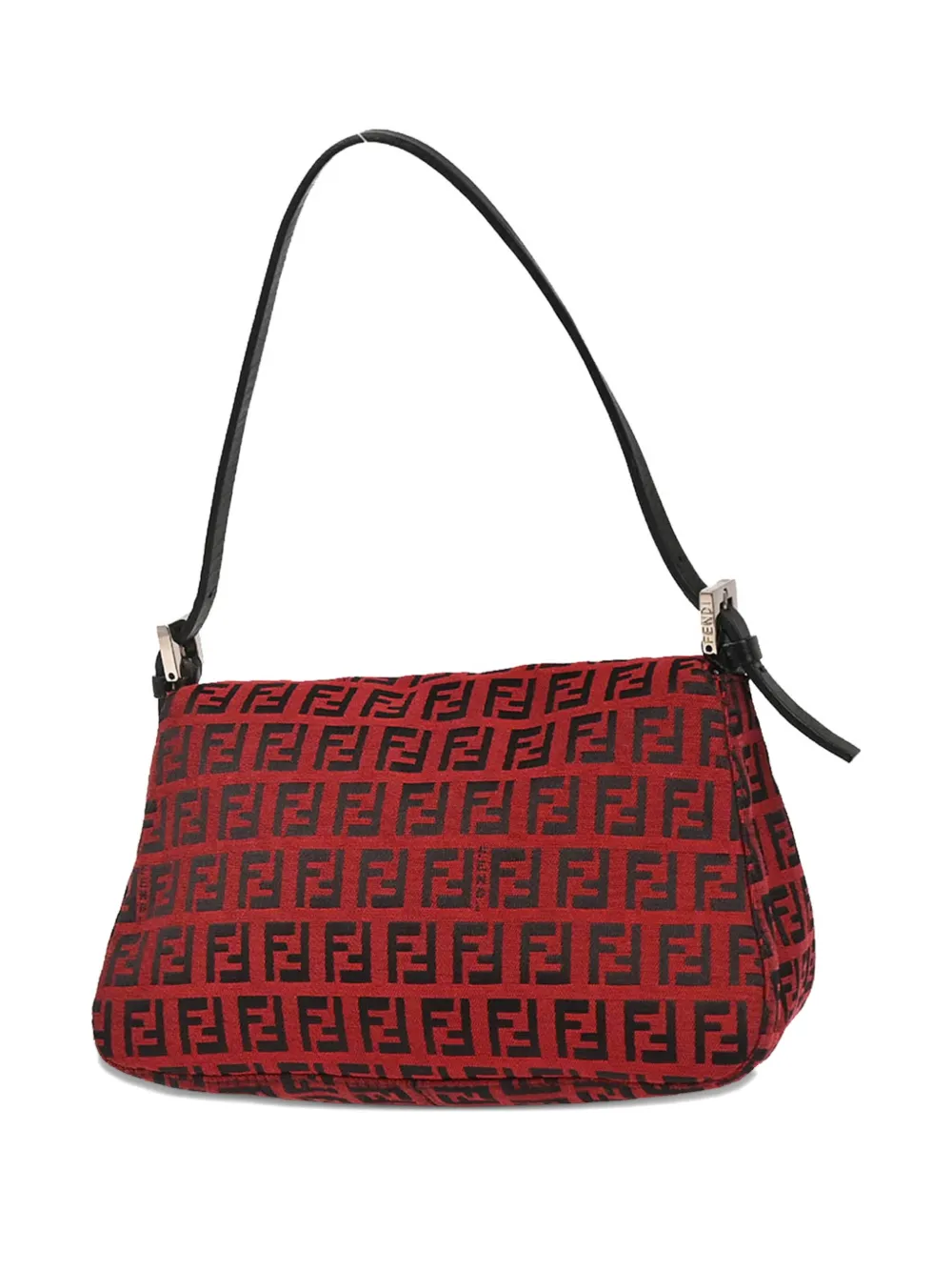 Pre-owned Fendi 1990-2000s Ff Monogram Handbag In Red