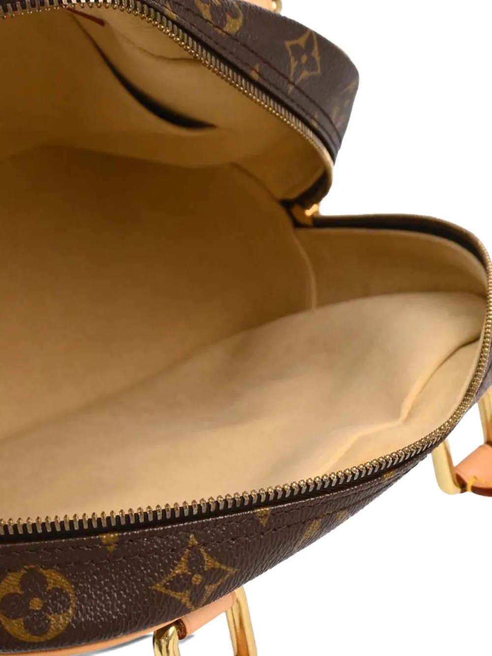 Pre-owned Louis Vuitton 2006 Monogram Manhattan Pm Handbag In Brown