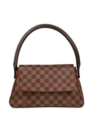 ルイ・ヴィトン オーバーニュ ダミエ・エベヌ Louis Vuitton Pre-Owned オーバーニュ ダミエ ショルダーバッグ