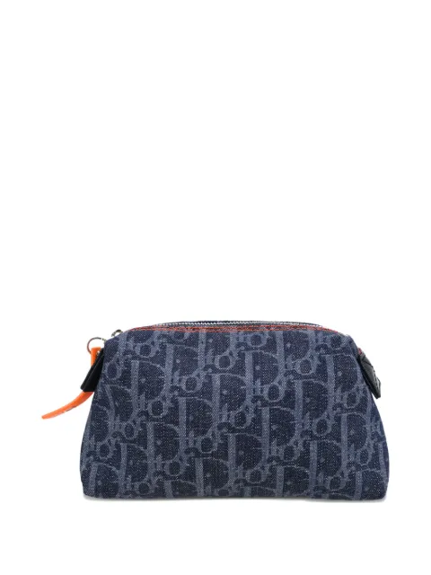 Christian Dior Pre-Owned 2006 Flight Trotter denim pouch
