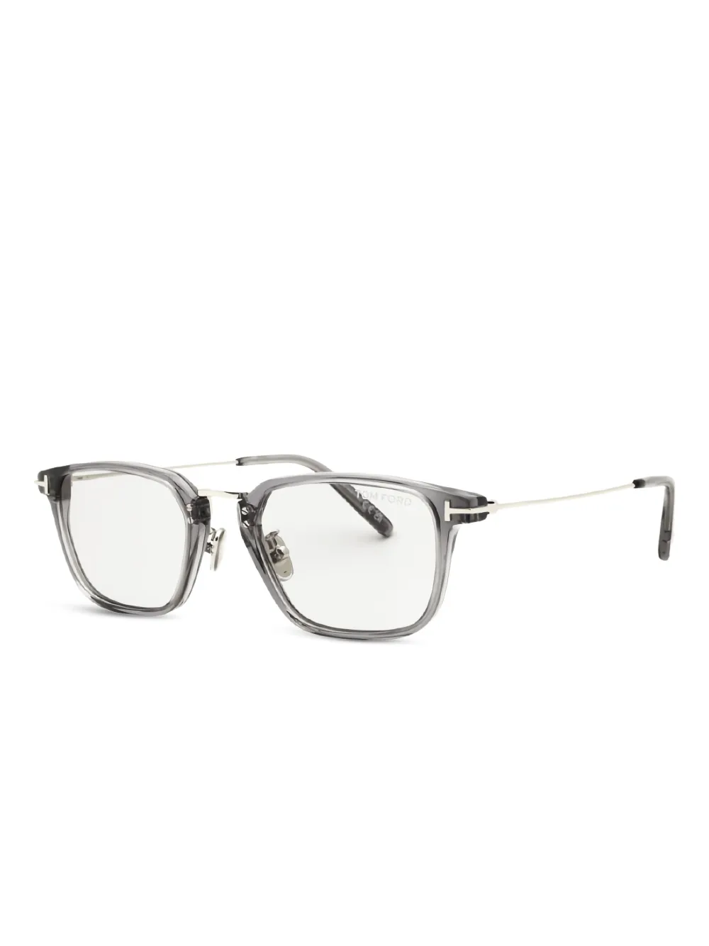 TOM FORD Bril met vierkant montuur Grijs