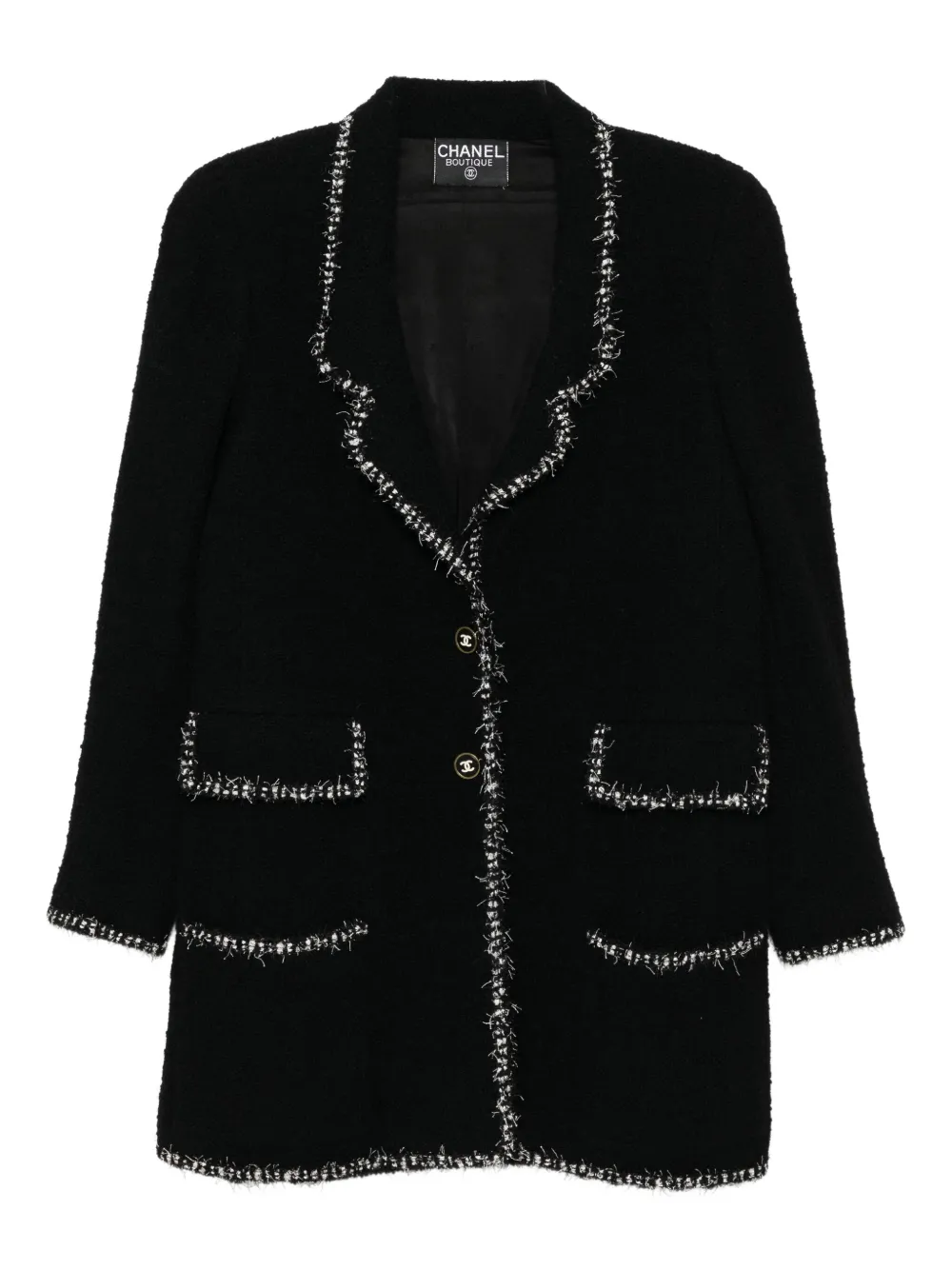 CHANEL Pre-Owned 1990-2000s single-breasted jacket | Black | Image 1