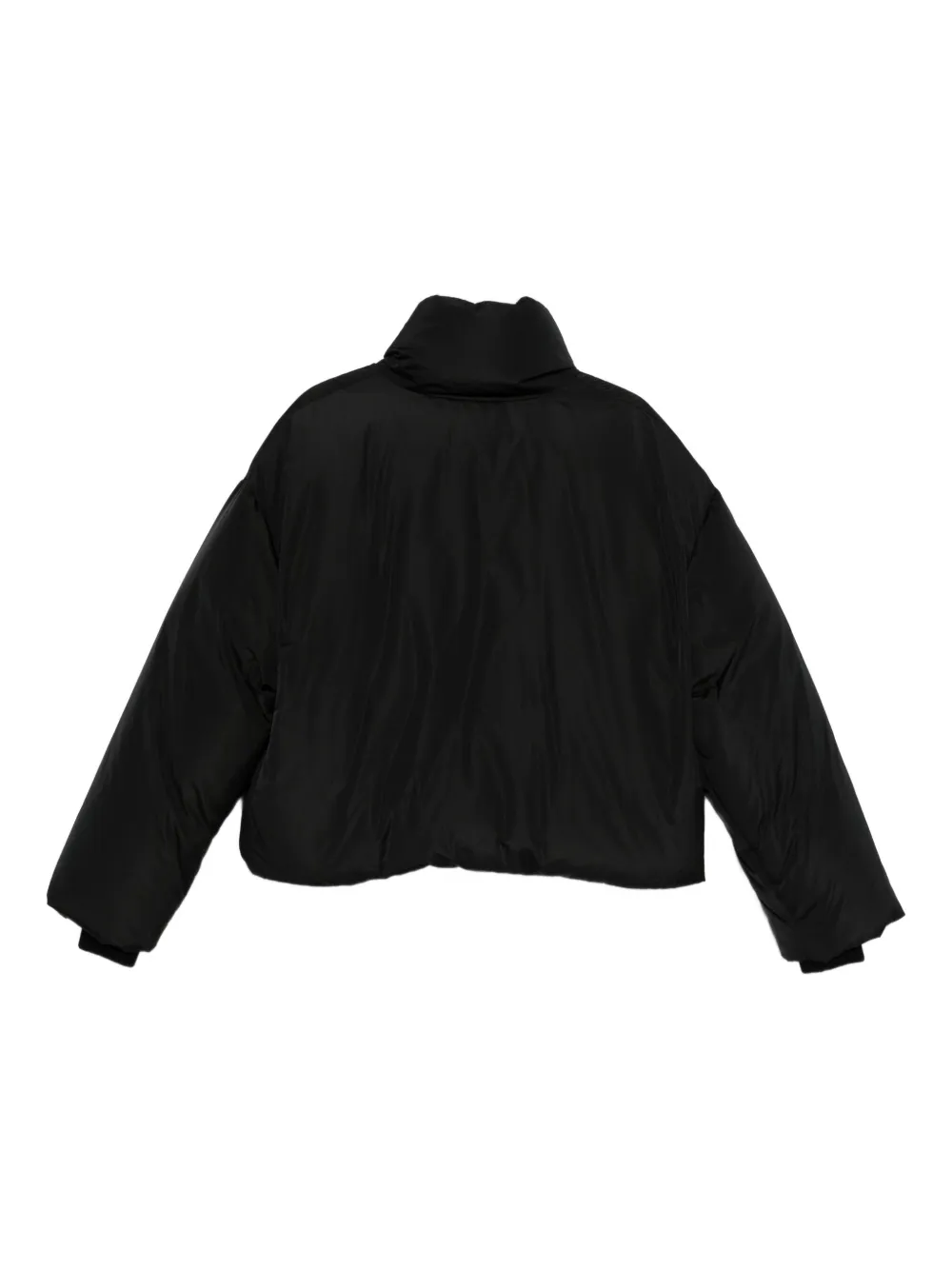AMI Paris high-neck puffer jacket Zwart