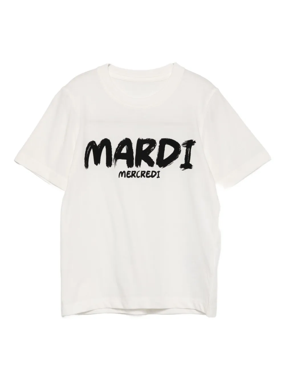 MARDI MERCREDI LES PETITES BRUSHED-LOGO T-SHIRT