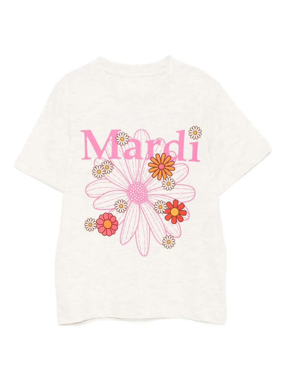 Mardi Mercredi Les Petites logo-print T-shirt | Neutrals | Image 1