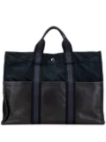 Hermès Pre-Owned 1990-2010 Canvas and Leather Fourre Tout MM tote bag - Blue
