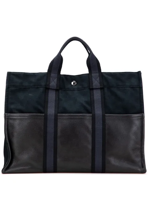 Hermès Pre-Owned 1990-2010 Canvas and Leather Fourre Tout MM tote bag