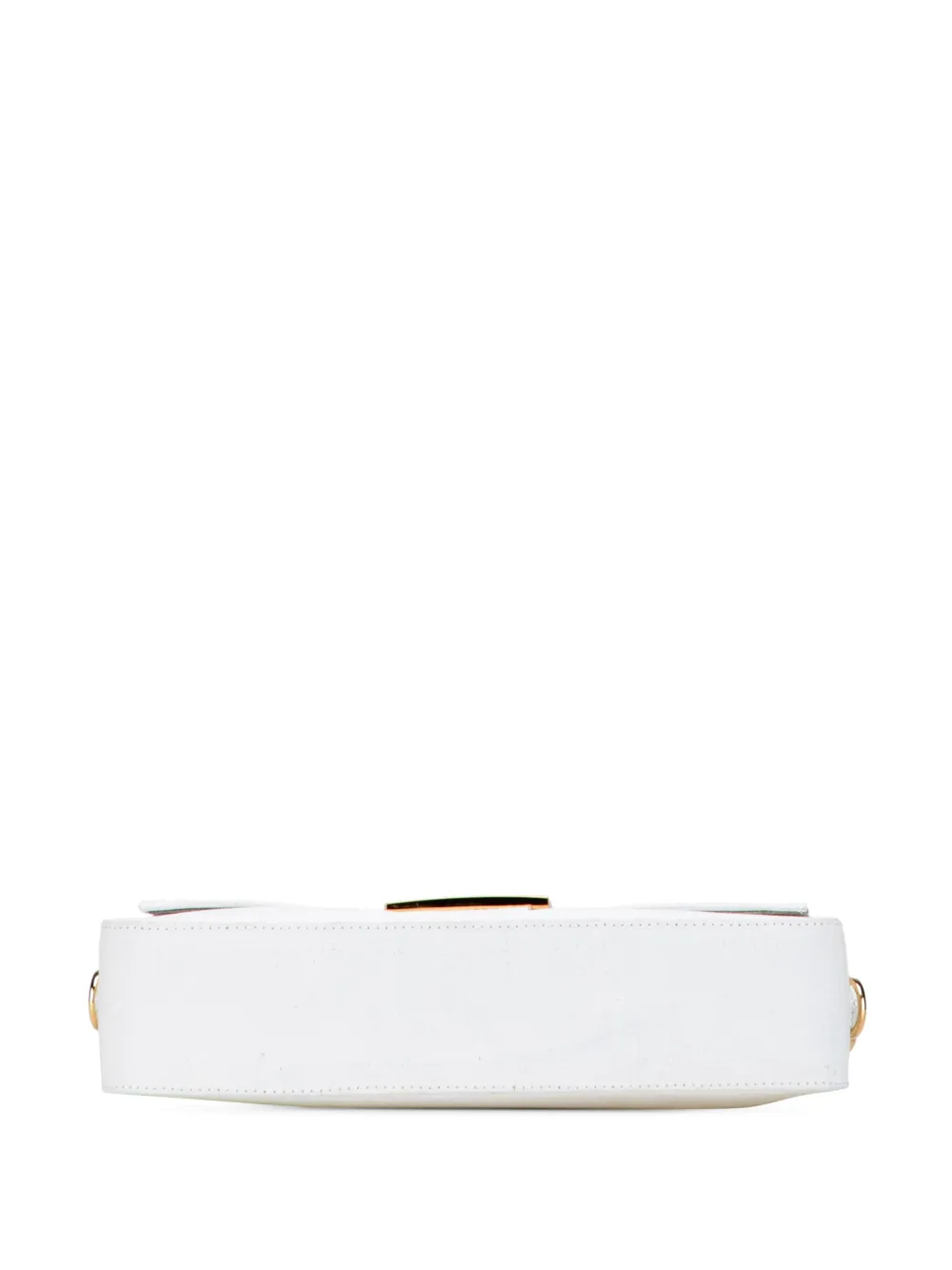 Pre-owned Fendi 2010-2025 Paint Your Own Baguette Canvas Baguette With Painting Kit Satchel In White