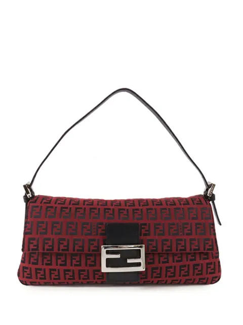 Fendi Pre-Owned 2000-2010 Zucchino Canvas Baguette shoulder bag