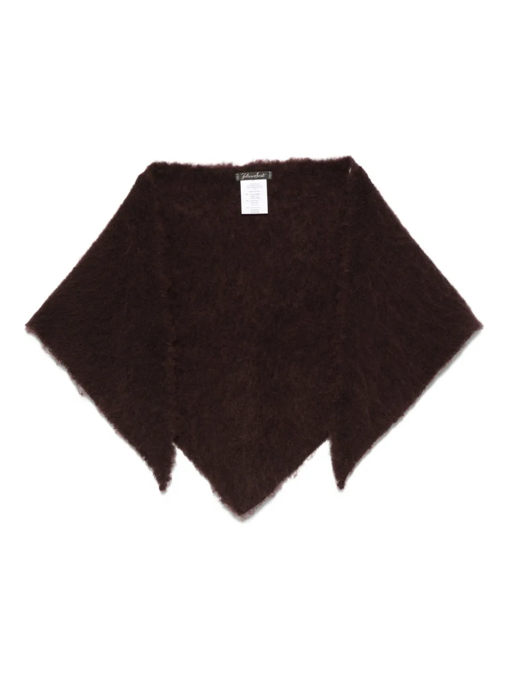 Faliero Sarti mohair scarf | Brown | Image 1