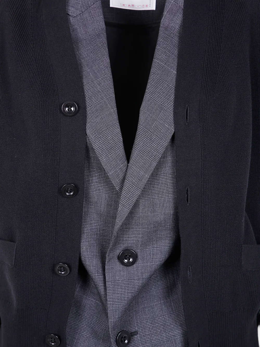 sacai Wollen vest Zwart