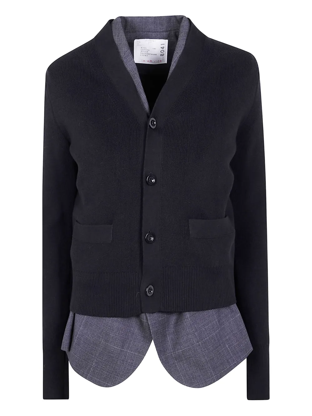 Sacai Wollen vest Zwart