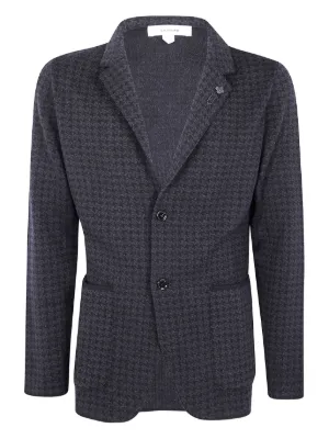 Lardini ハウンドトゥース ジャケット | グレー | FARFETCH JP