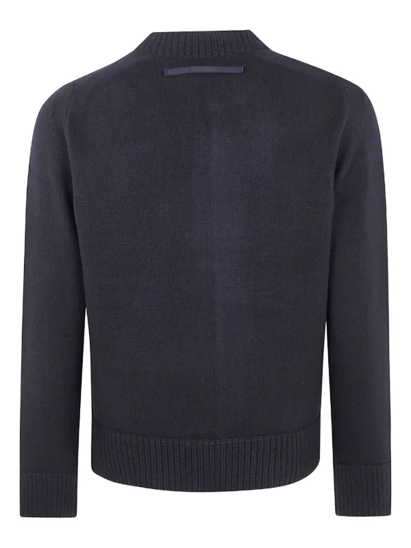 sacai ジップアップカーディガン ブラック