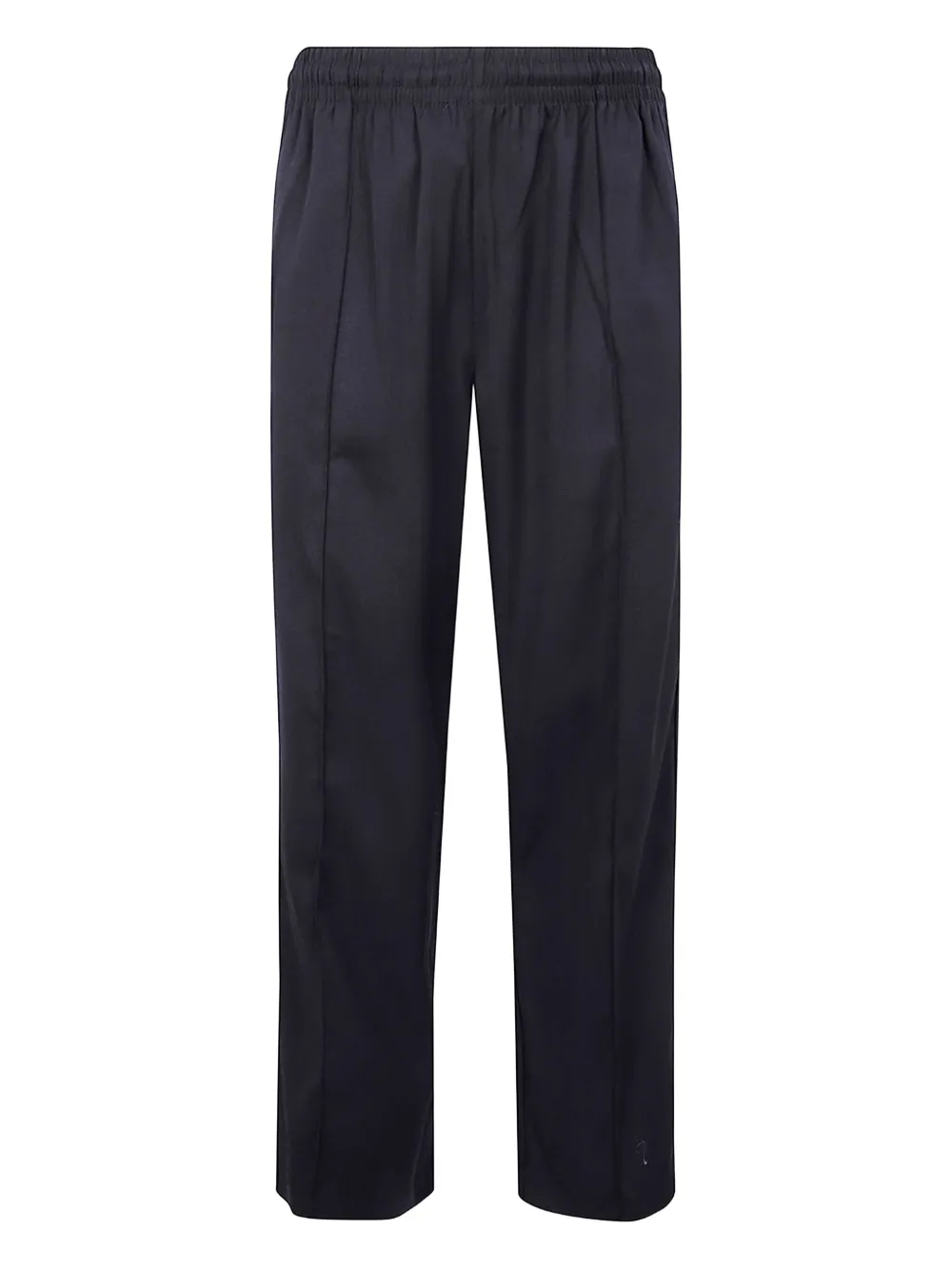 Adidas Originals Elastic-waist Straight-leg Trousers In Blue