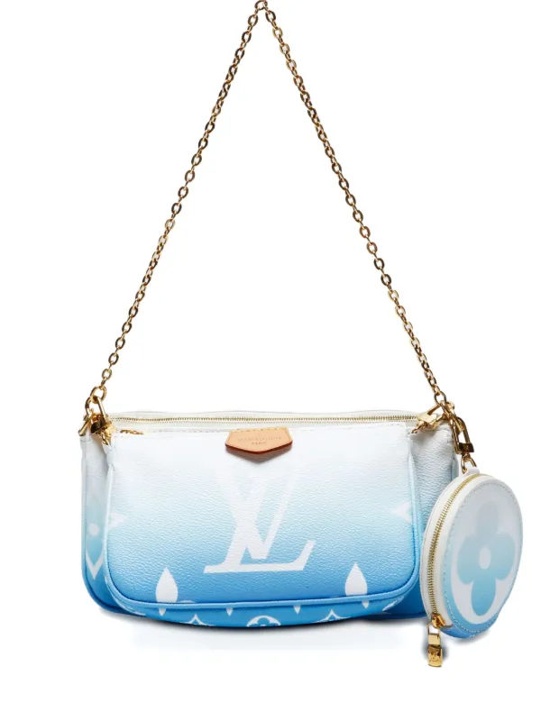 Louis Vuitton Pre-Owned Monogram Ombre Handbag White