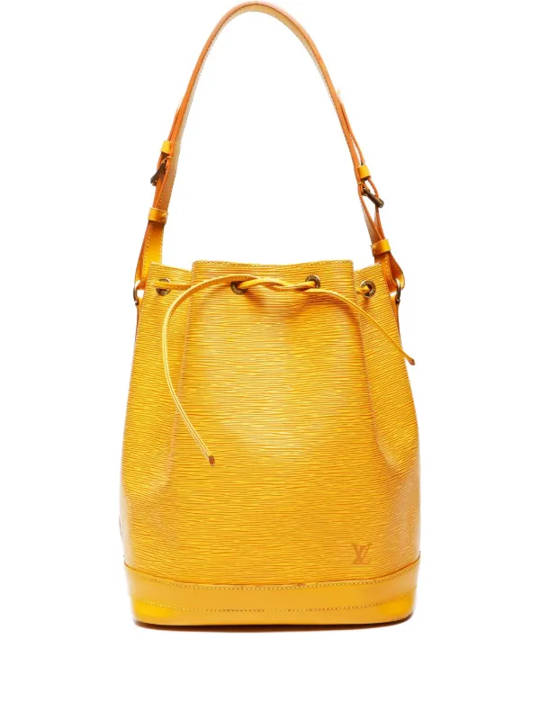 Louis Vuitton イエローバケットバッグ Louis Vuitton Pre-Owned 1995 ノエ バケットバッグ | イエロー