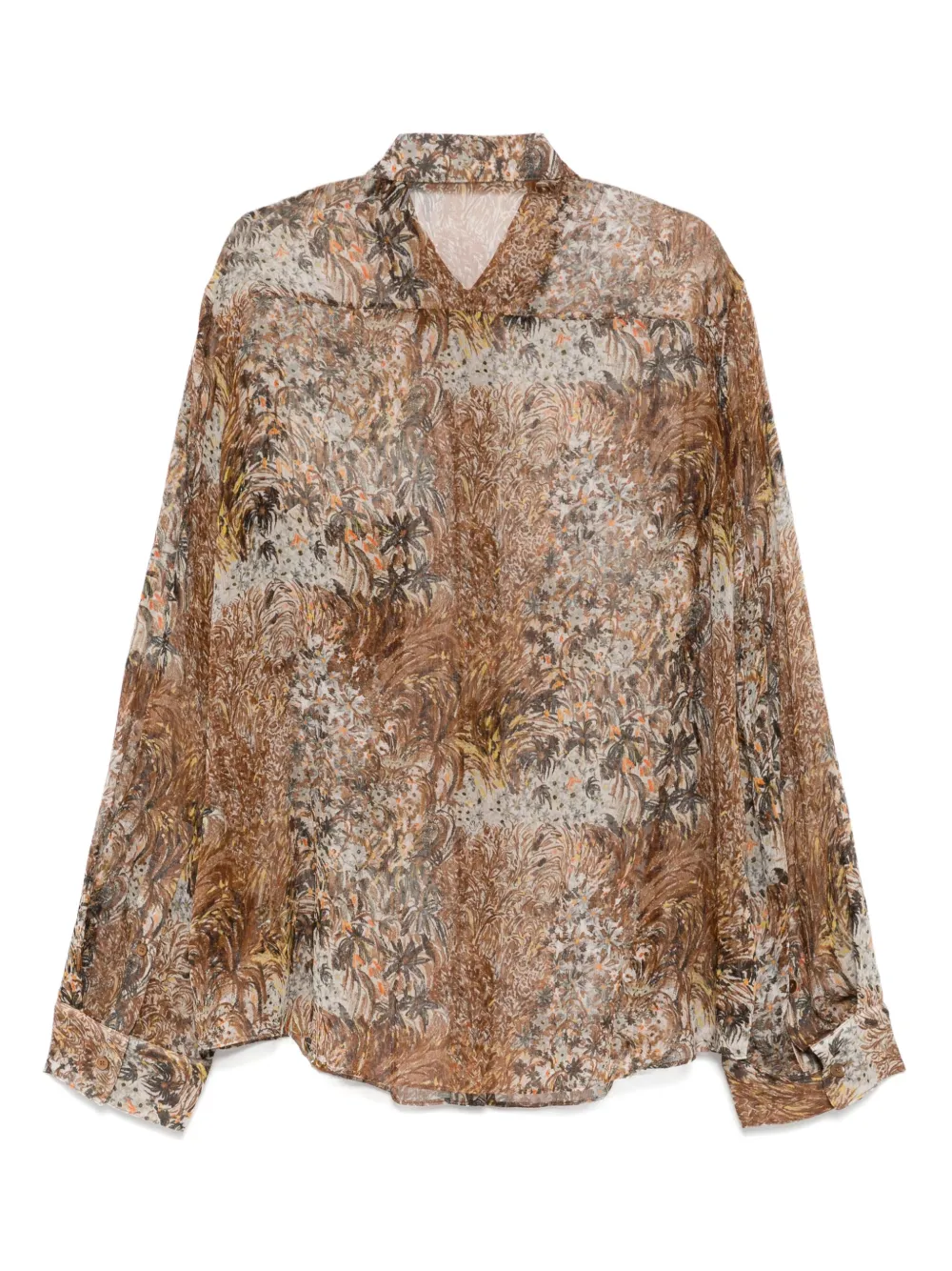JNBY Shirt met print - Bruin