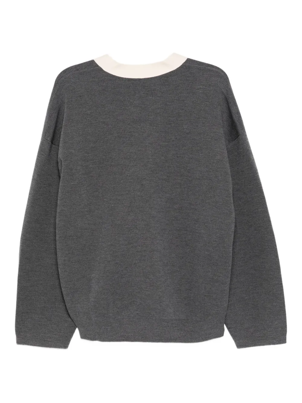 Croquis Wool Cardigan In Gray