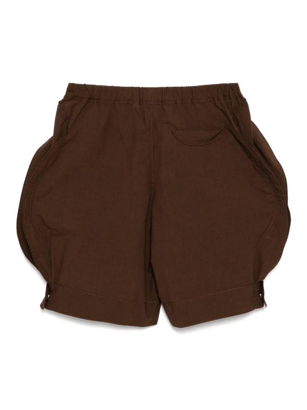 jnby by JNBY Katoenen shorts met omgeslagen pijpen Bruin