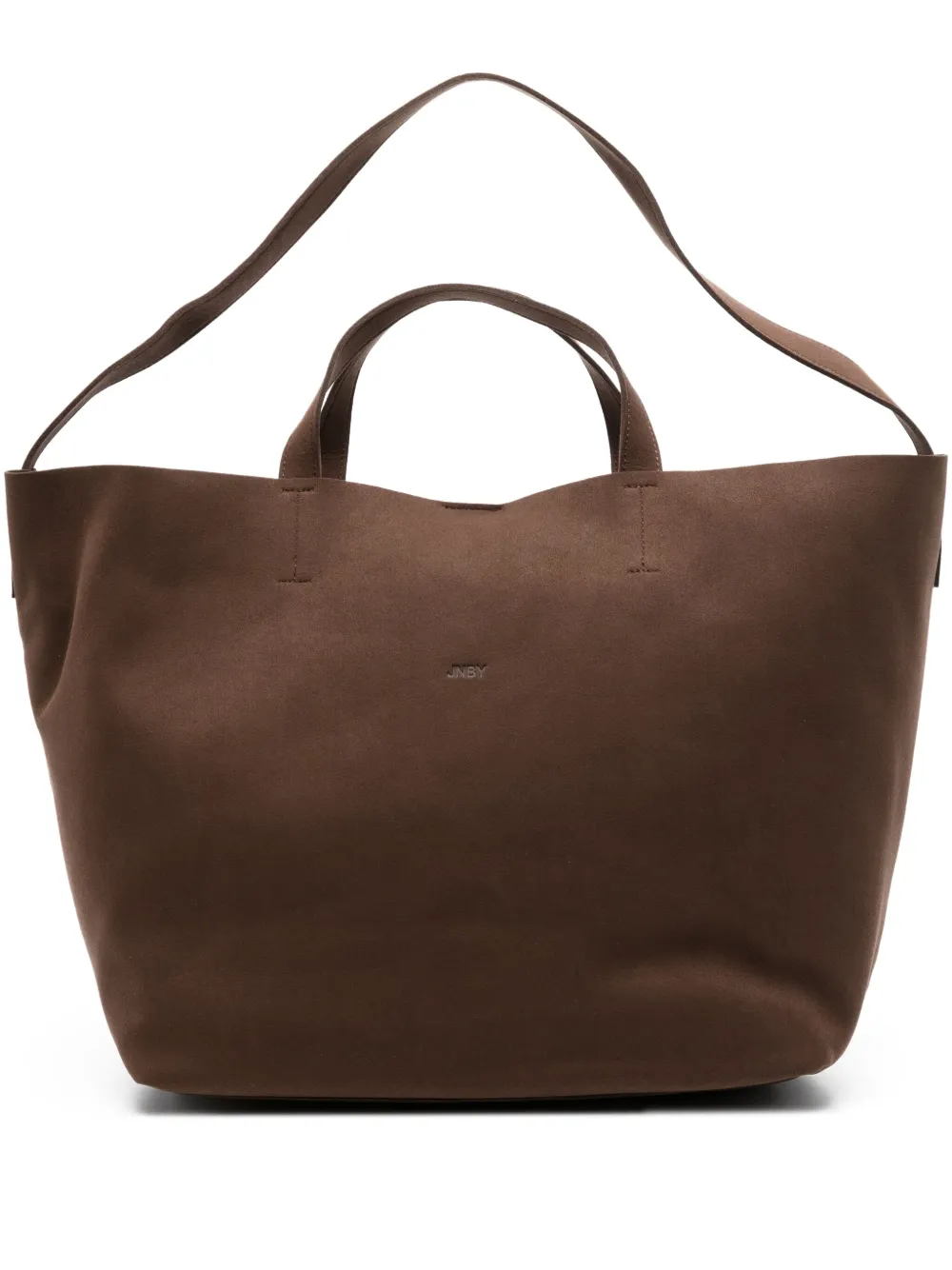 JNBY logo-debossed tote bag | Brown | Image 1
