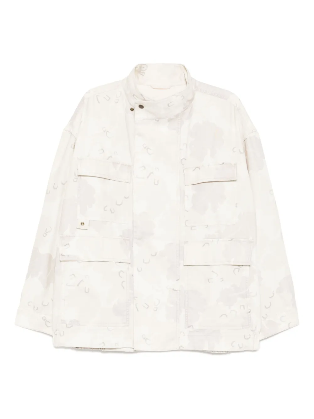 Croquis Multiple-pocket Oversize Jacket In Neutral
