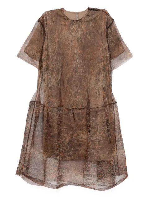 JNBY A-line short-sleeves dress