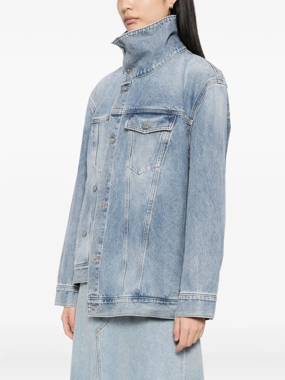 JNBY Denim jack Blauw