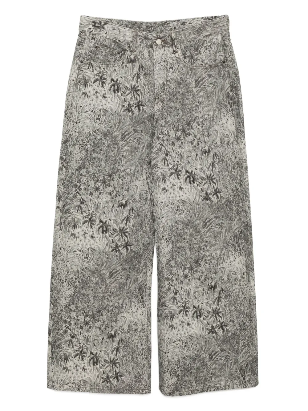 JNBY Jeans met grafische print Grijs