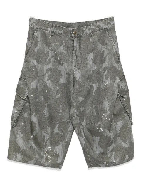 CROQUIS shorts con estampado militar