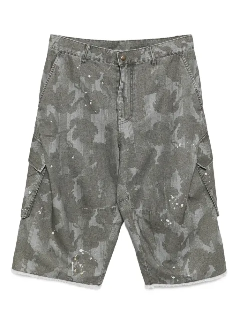 CROQUIS shorts con estampado militar
