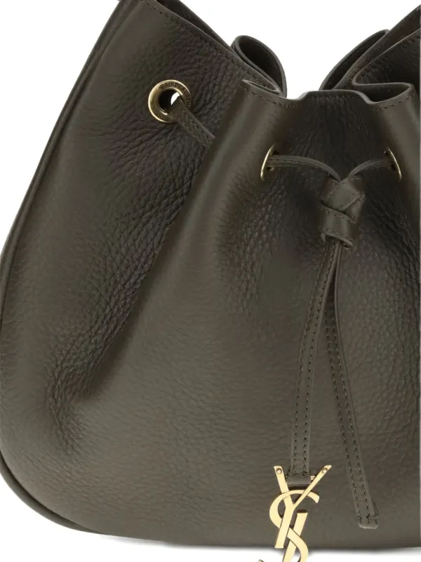 Yves Saint Laurent ショルダーバッグド ローストリングブラック Saint Laurent ドローストリング ショルダーバッグ ブラック | Lyst