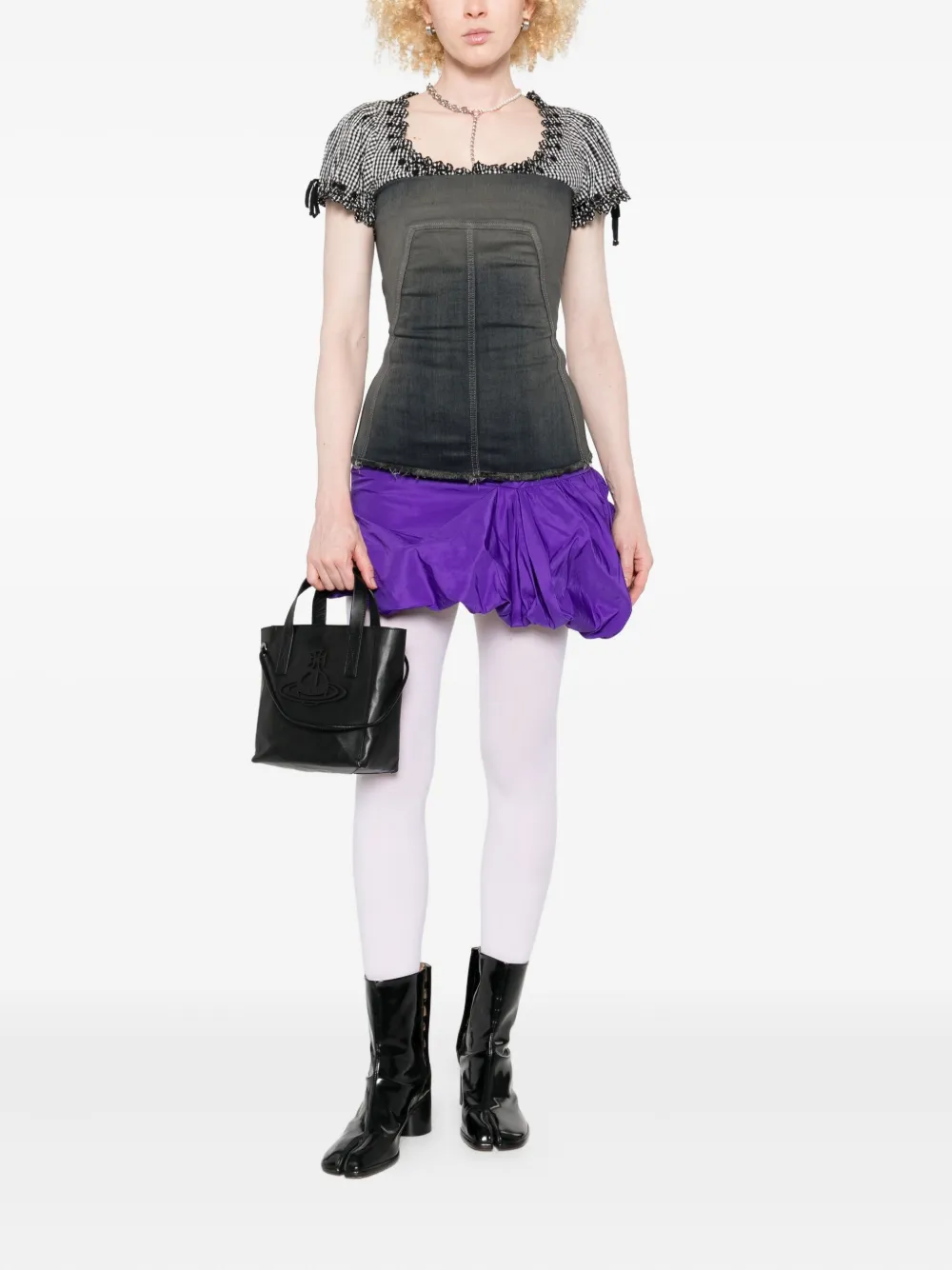 Vivienne Westwood orb-embellished tote bag Zwart