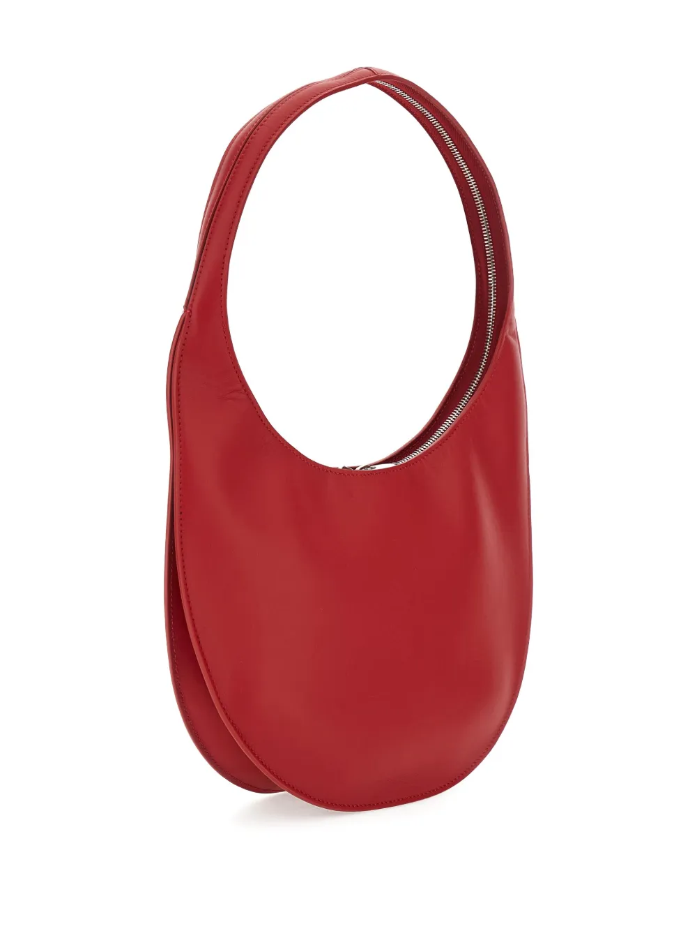 Coperni Medium Swipe Leather Shoulder Bag In Red
