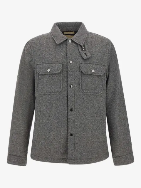 Woolrich herringbone chest-pocket jacket