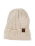 Eleventy ribbed cashmere beanie - Neutrals