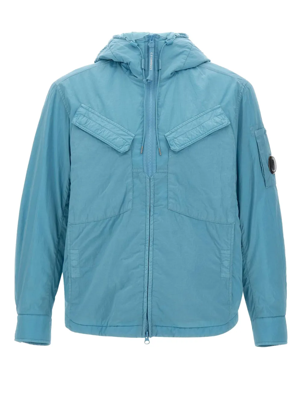 C.P. Company drawstring-hood jacket Blauw
