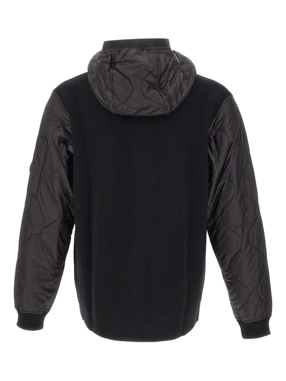 C.P. Company Gewatteerde hoodie Zwart