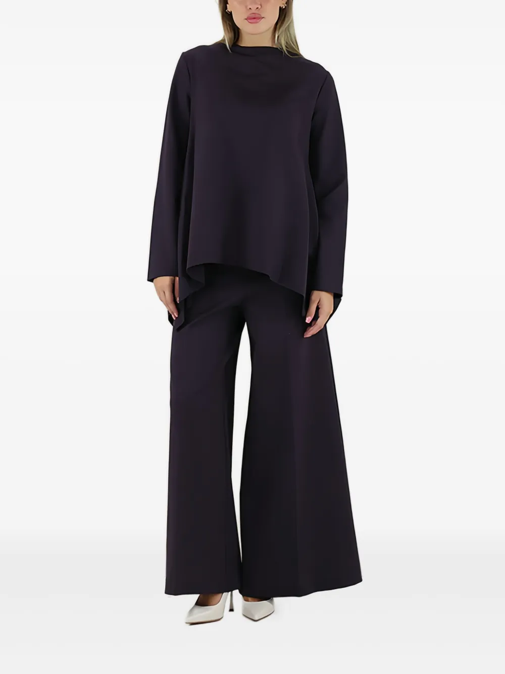 MeimeiJ wide-leg flat-front trousers | Wide-Leg Pants | Image 2
