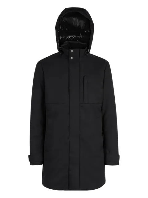 Geox hooded panelled jacket