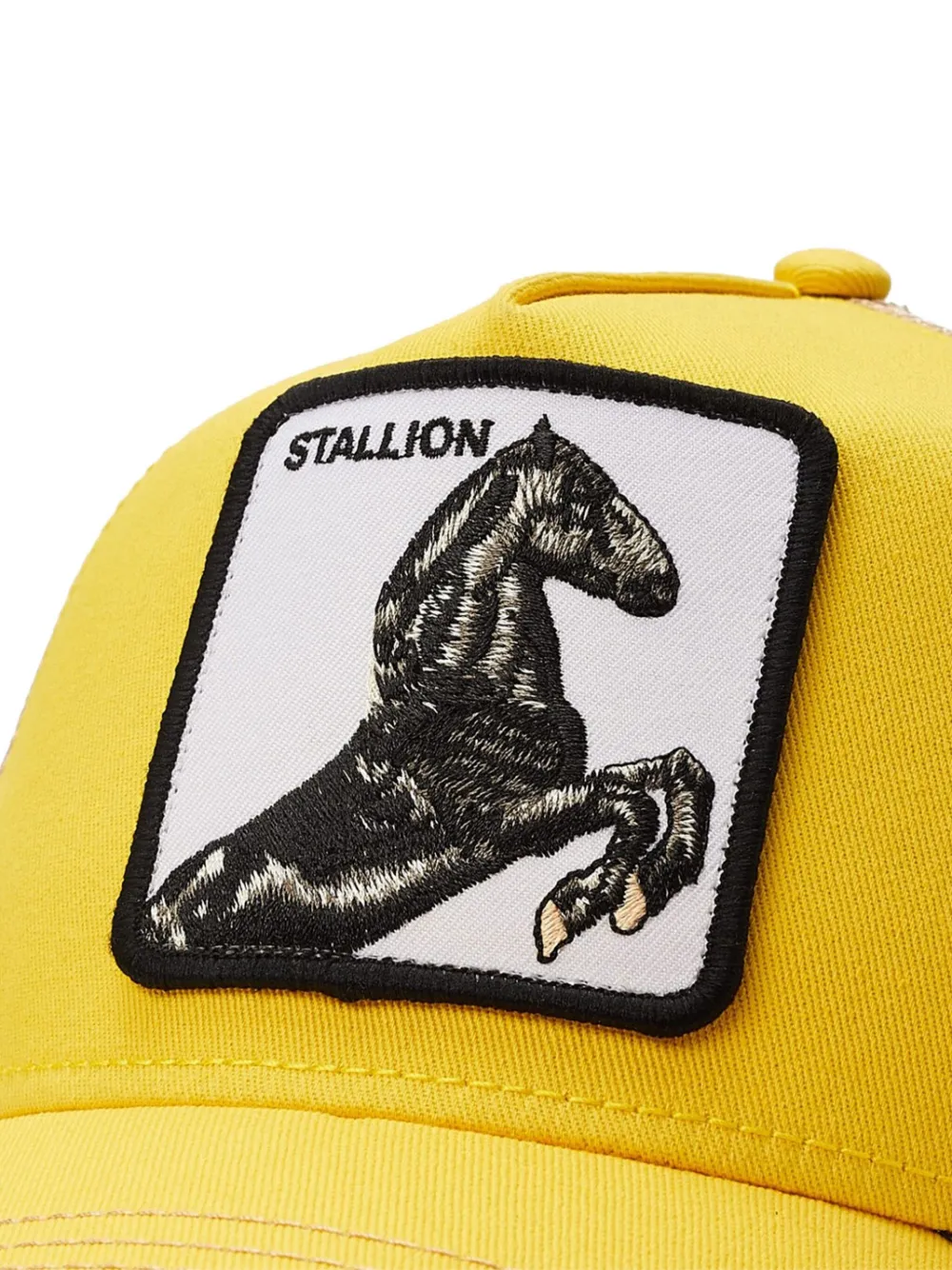 GOORIN BROS Pet met paardenpatch Geel