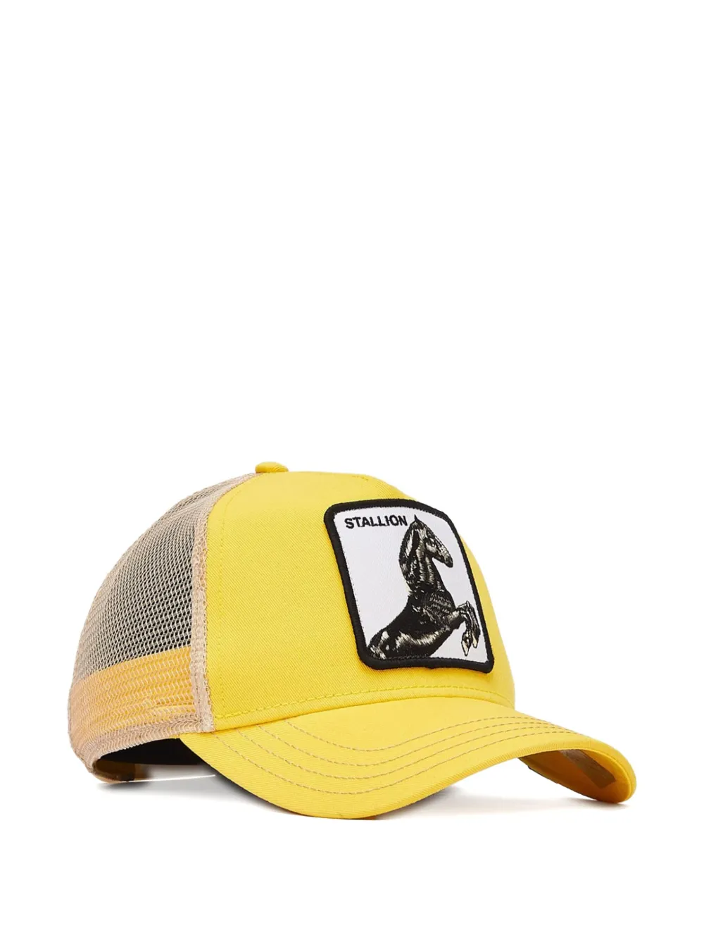 GOORIN BROS Pet met paardenpatch Geel