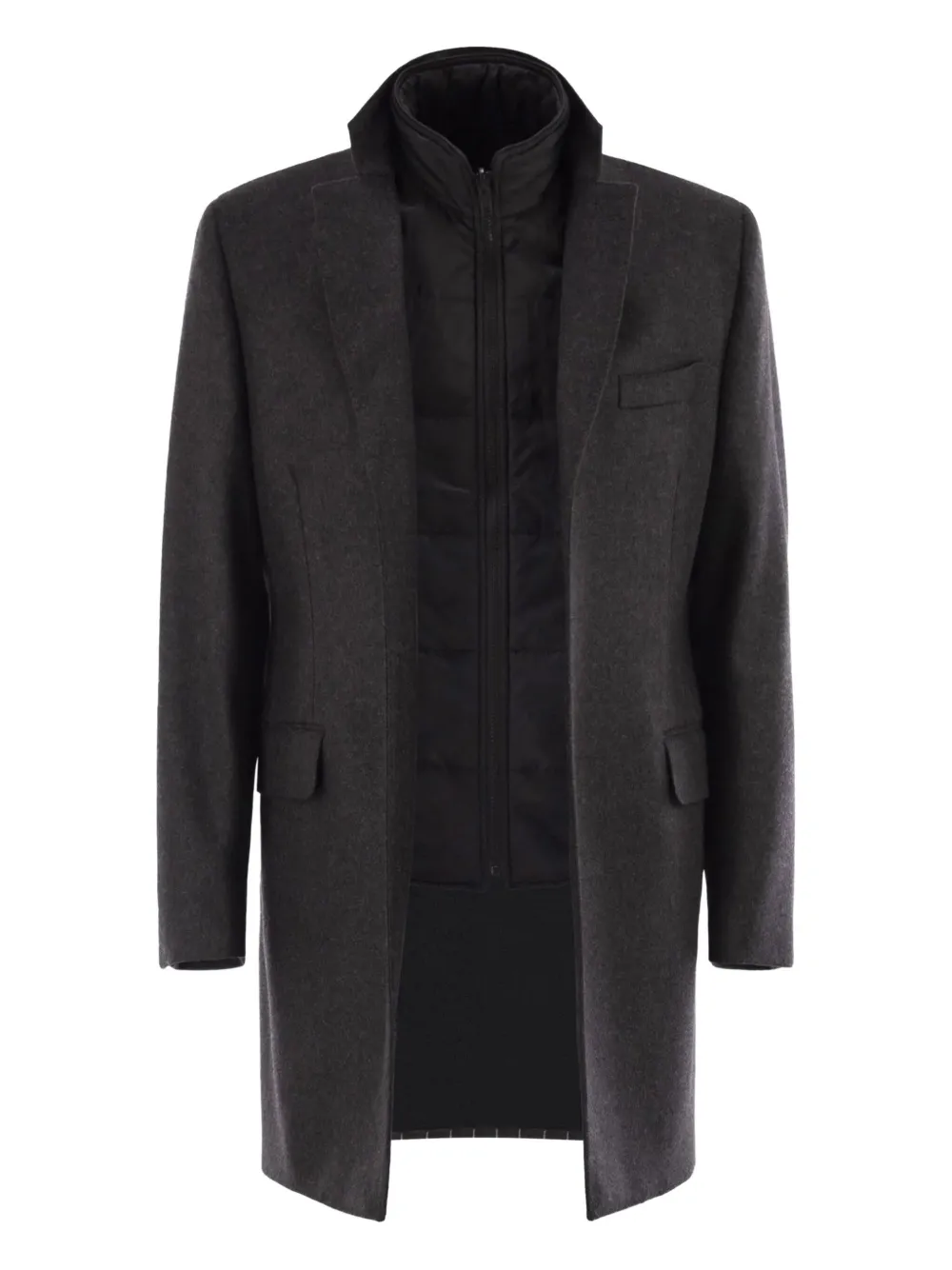 Fay layered coat | Grey | Image 1
