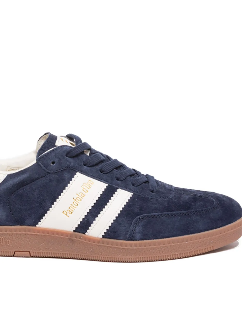 Pantofola D'oro Suede Stripe-detail Sneakers In Blue